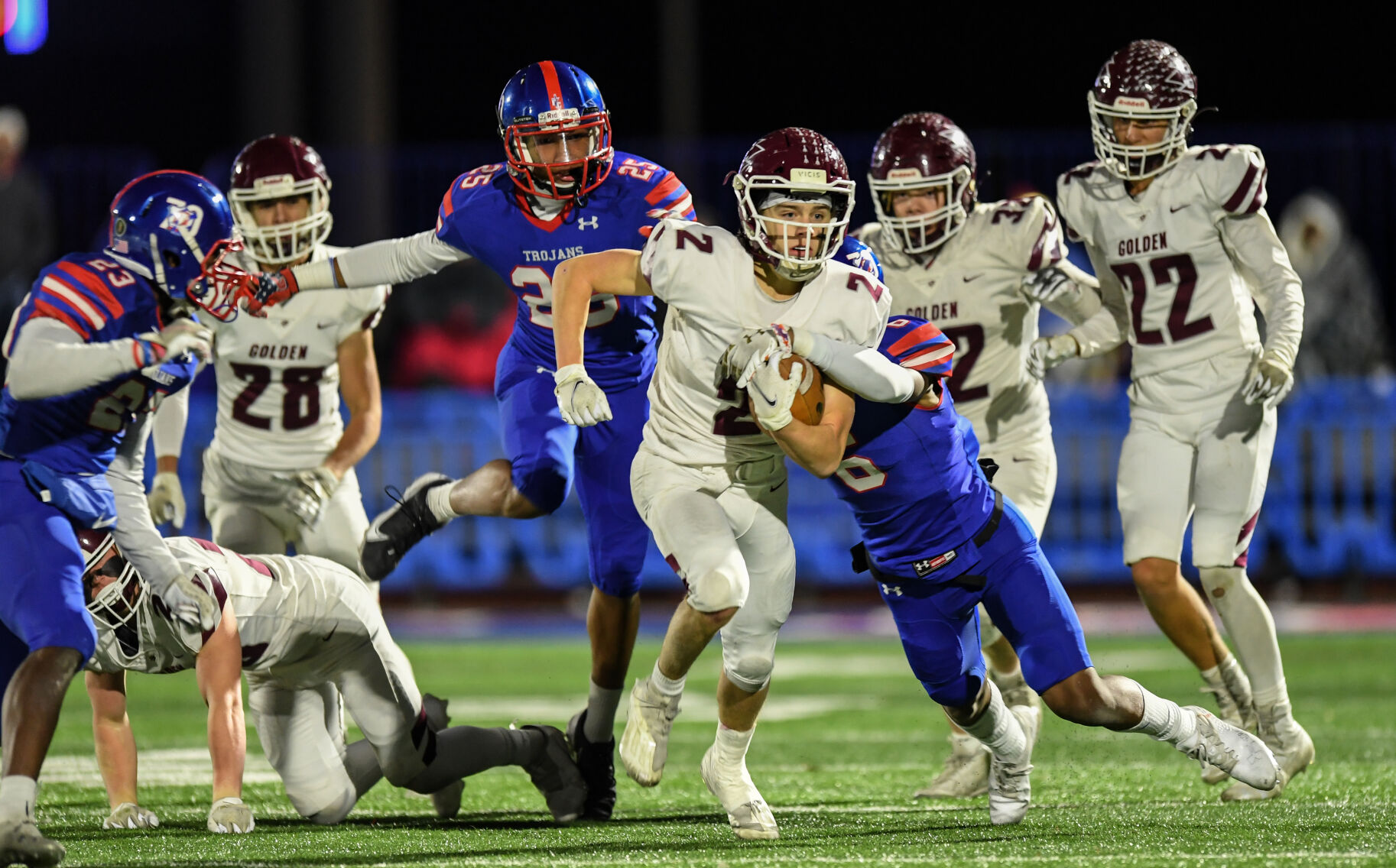 CHSAA 4A State Football Playoff Game Fountain-Fort Carson vs Golden